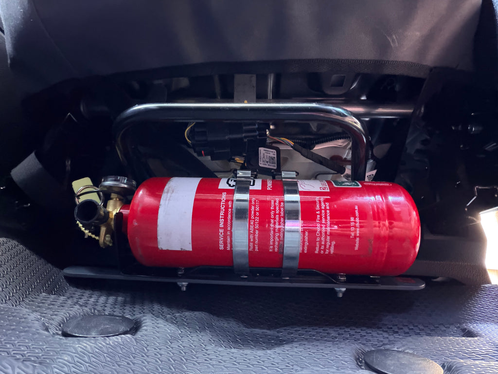 QFIRE Vehicle Fire Extinguisher Bracket - MY22+ FORD EVEREST